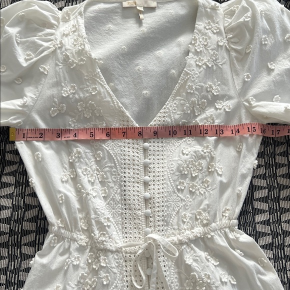Maje White Embroidered Dress - Picture 14 of 16